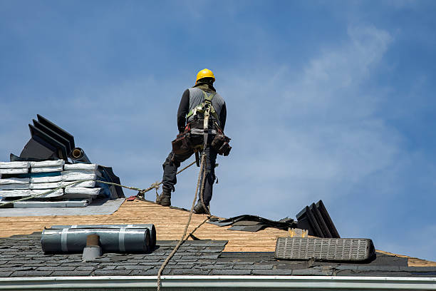Professional Storm Damage Roof Repair technician working in Panama City Beach, FL
